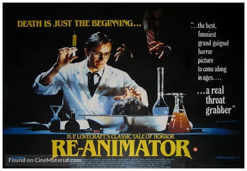 Re-Animator - British Movie Poster