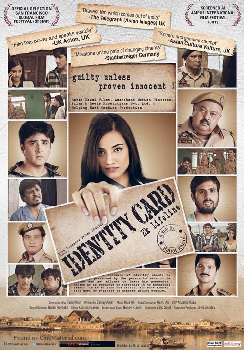 Identity Card ek lifeline - Indian Movie Poster