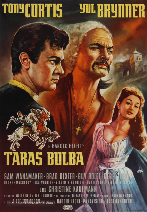 Taras Bulba - German Movie Poster