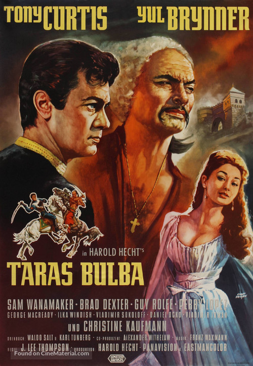 Taras Bulba - German Movie Poster