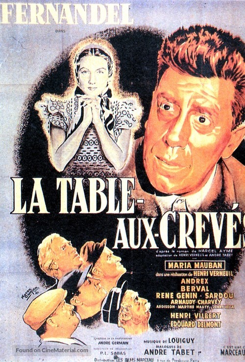 La Table-aux-Crev&eacute;s - French Movie Poster