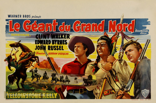 Yellowstone Kelly - Belgian Movie Poster