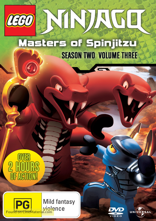 &quot;Ninjago: Masters of Spinjitzu&quot; - Australian DVD movie cover