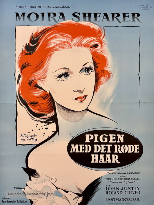 The Man Who Loved Redheads - Danish Movie Poster