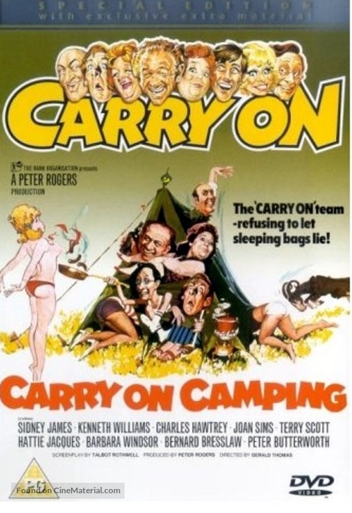 Carry on Camping - British DVD movie cover