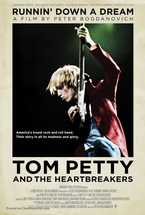 Tom Petty and the Heartbreakers: Runnin&#039; Down a Dream - Movie Poster