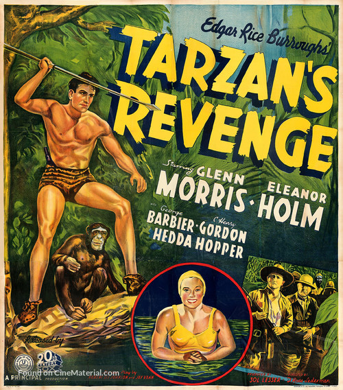 Tarzan&#039;s Revenge - British Movie Poster