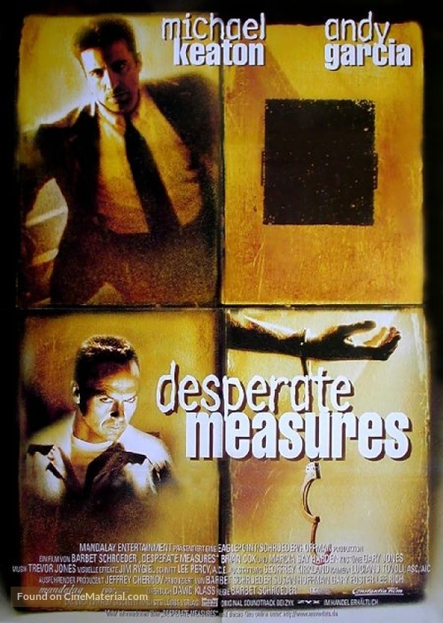 Desperate Measures - German Movie Poster