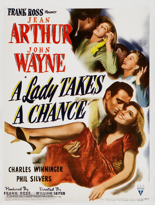 A Lady Takes a Chance - Movie Poster