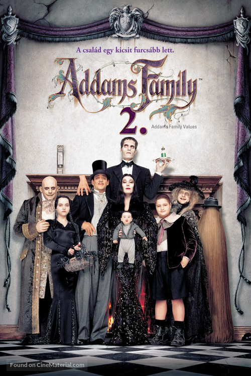 Addams Family Values - Hungarian Movie Cover