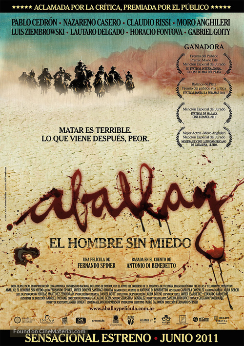 Aballay, el hombre sin miedo - Argentinian Movie Poster