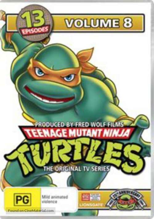 &quot;Teenage Mutant Ninja Turtles&quot; - Australian DVD movie cover