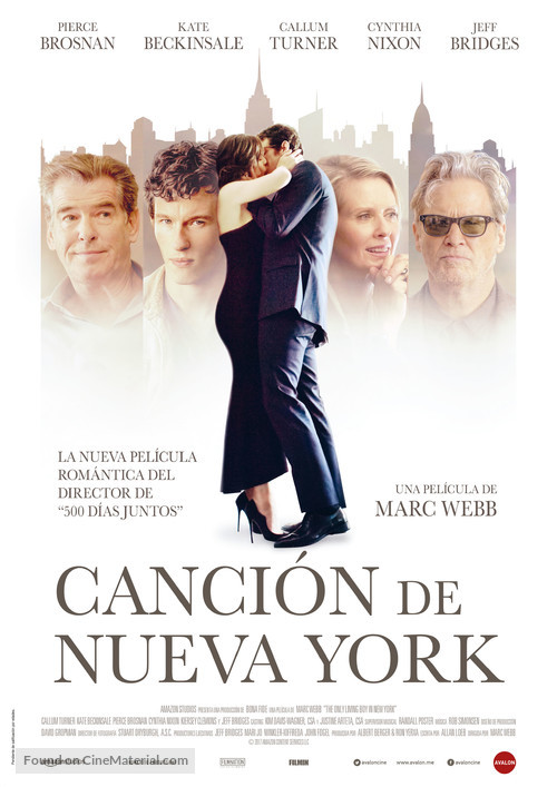 The Only Living Boy in New York - Spanish Movie Poster