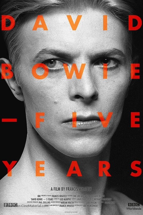 David Bowie: Five Years - British Movie Poster