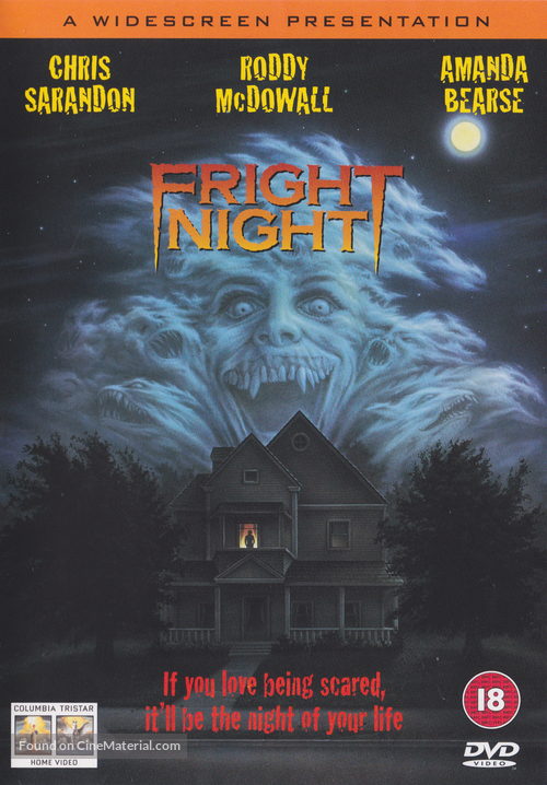 Fright Night - British DVD movie cover