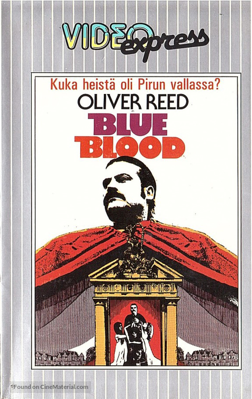 Blue Blood - Finnish VHS movie cover