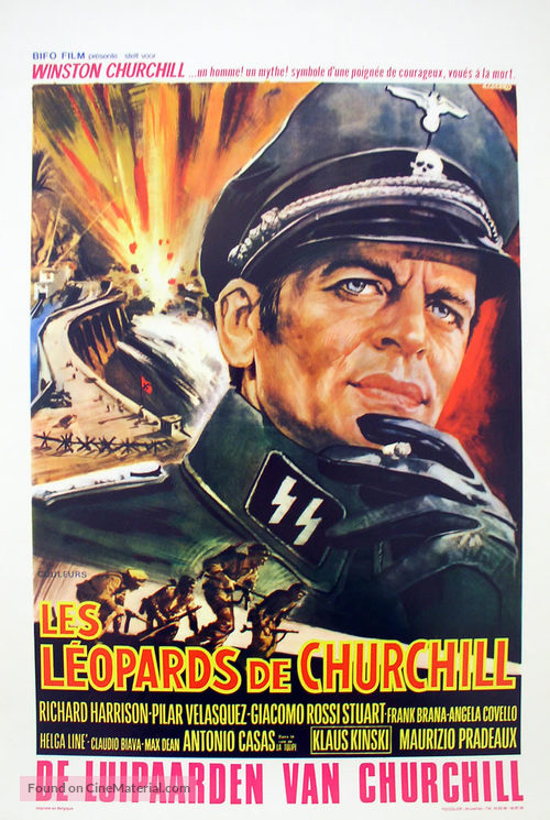 I Leopardi di Churchill - Belgian Movie Poster