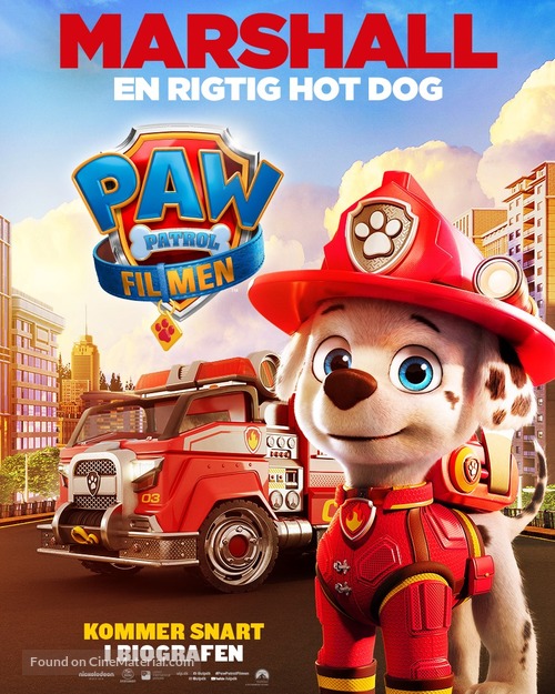 Paw Patrol: The Movie - Danish Movie Poster