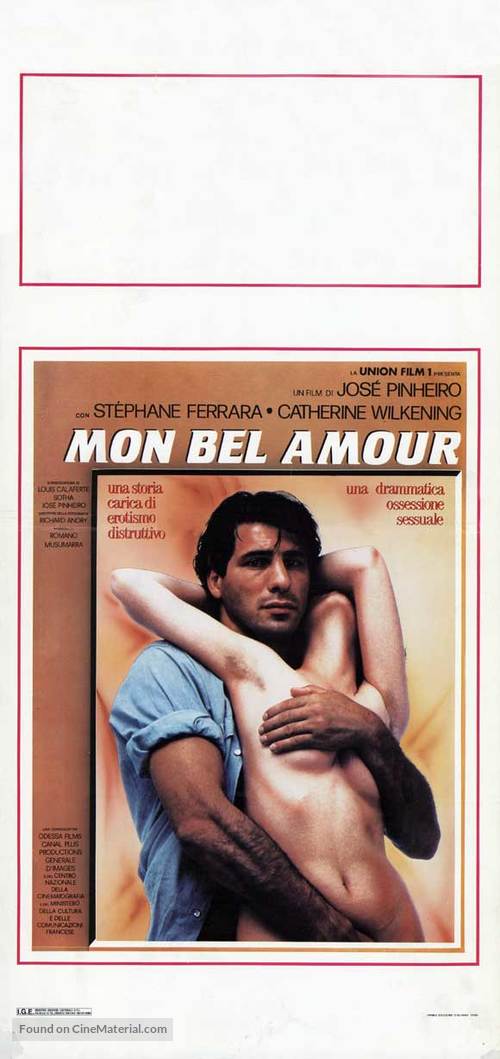 Mon bel amour, ma d&eacute;chirure - Italian Movie Poster