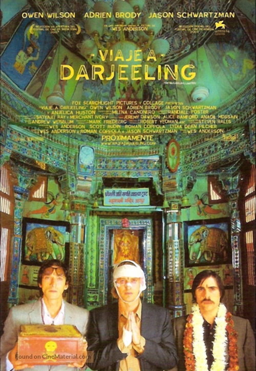 The Darjeeling Limited - Mexican Movie Poster