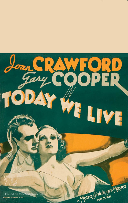 Today We Live - Movie Poster