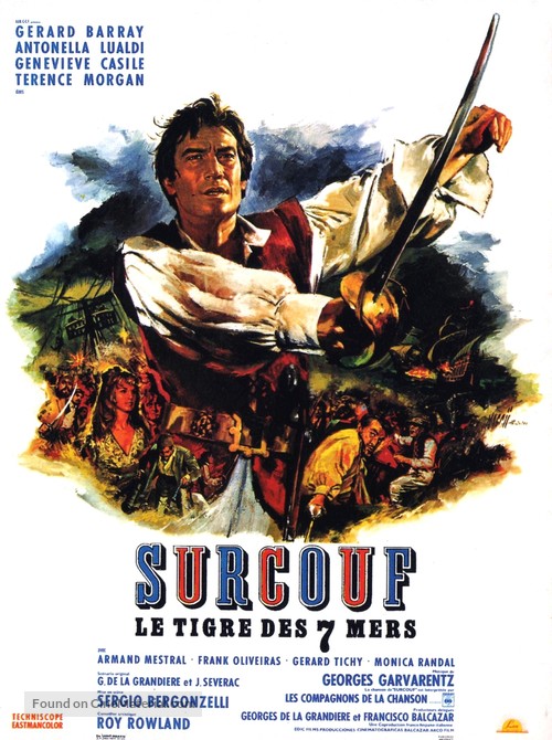 Surcouf, l&#039;eroe dei sette mari - French Movie Poster