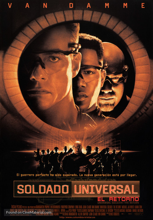 Universal Soldier: The Return - Spanish Movie Poster