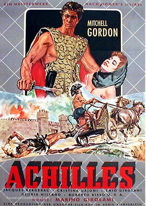 L&#039;ira di Achille - German Movie Poster
