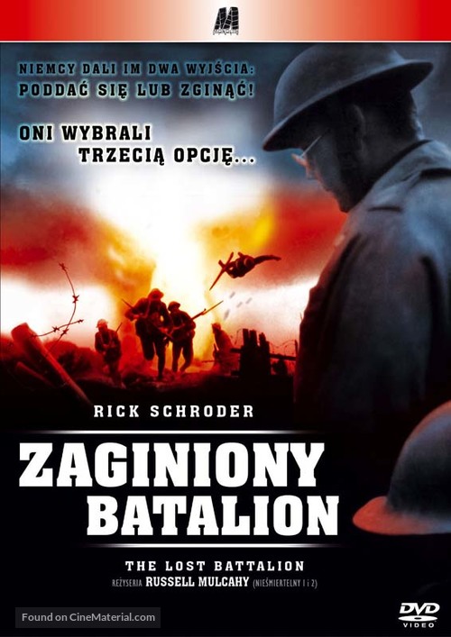 The Lost Battalion - Polish DVD movie cover