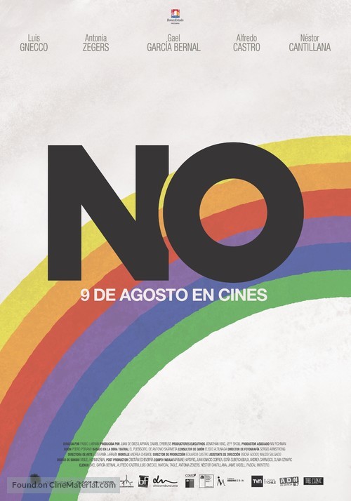 No - Chilean Movie Poster
