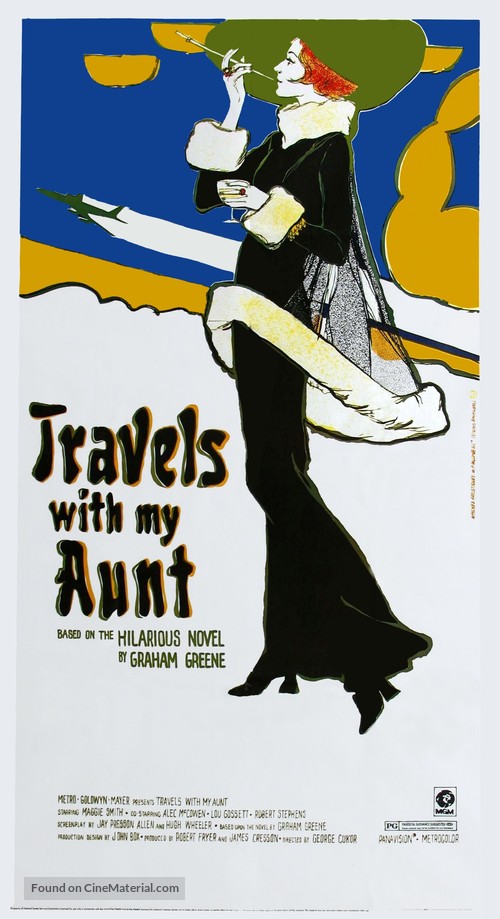 Travels with My Aunt - Theatrical movie poster