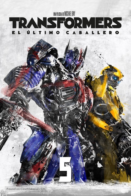 Transformers: The Last Knight - Spanish Movie Cover