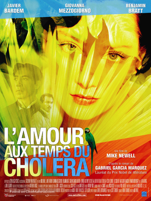 Love in the Time of Cholera - French Movie Poster