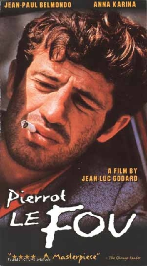 Pierrot le fou - VHS movie cover