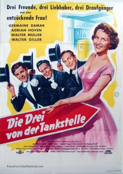 Die Drei von der Tankstelle - German Movie Poster