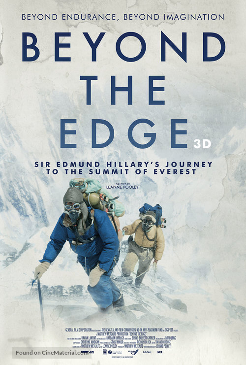 Beyond the Edge - New Zealand Movie Poster