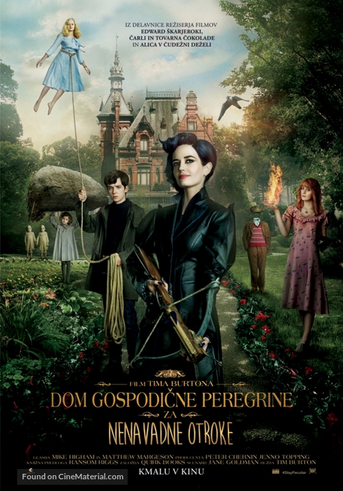 Miss Peregrine&#039;s Home for Peculiar Children - Slovenian Movie Poster