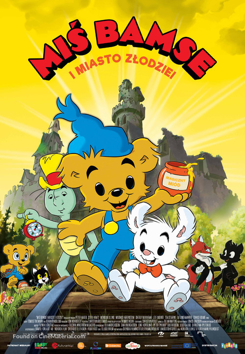 Bamse och tjuvstaden - Polish Movie Poster