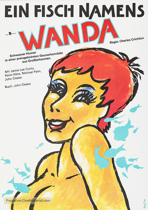 A Fish Called Wanda - German Movie Poster