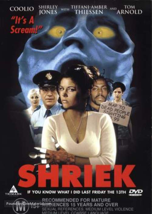 Shriek If You Know What I Did Last Friday The Thirteenth - Australian DVD movie cover