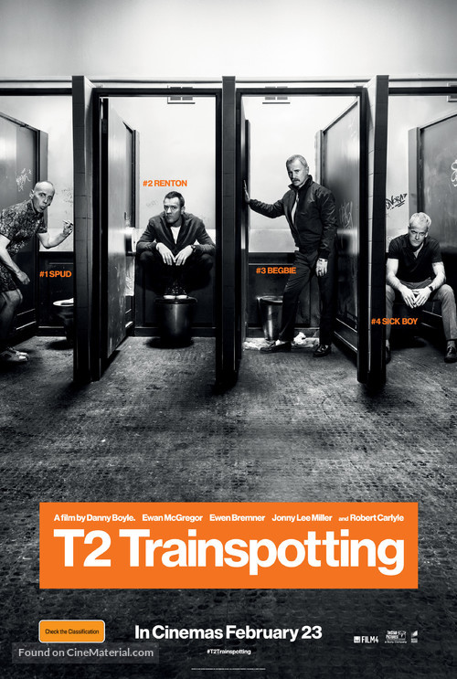 T2: Trainspotting - Australian Movie Poster