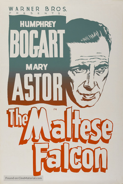 The Maltese Falcon - Re-release movie poster