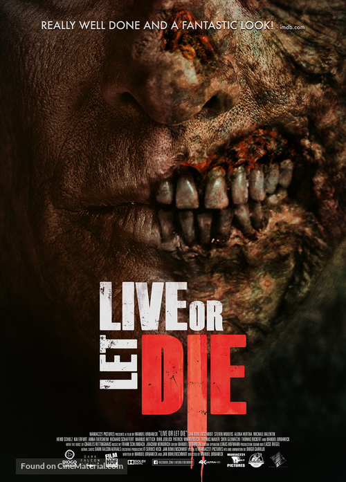 Live or Let Die - German Movie Poster