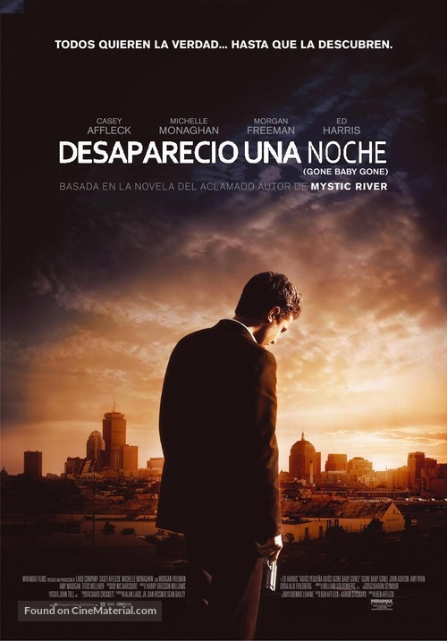 Gone Baby Gone - Argentinian Movie Poster