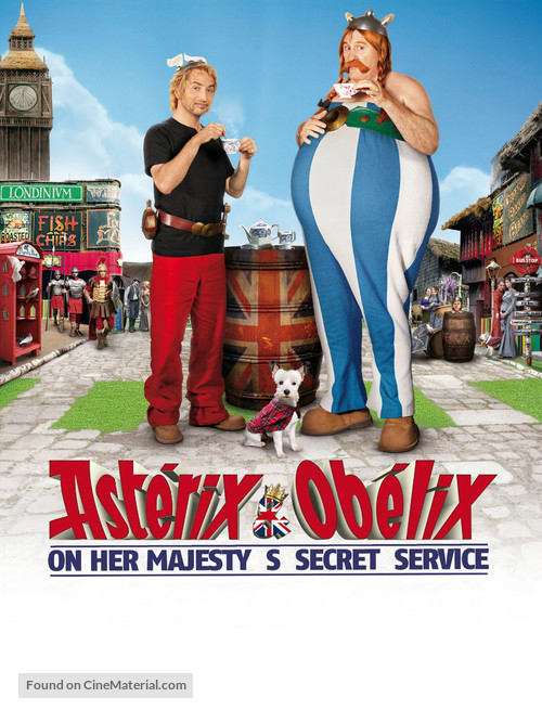 Ast&eacute;rix et Ob&eacute;lix: Au Service de Sa Majest&eacute; - British Movie Poster