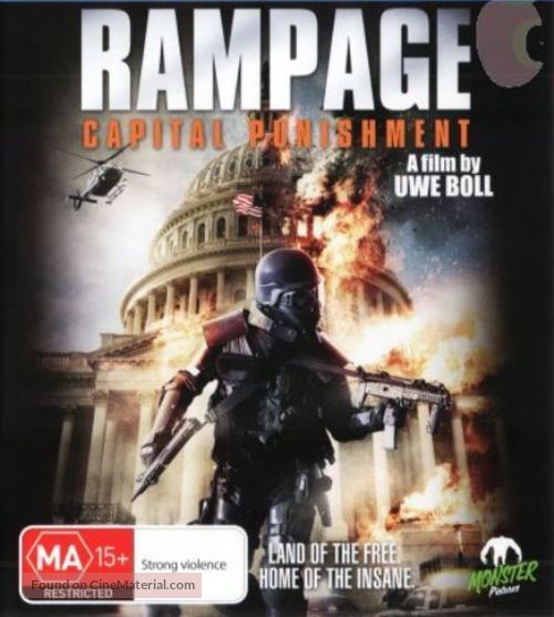 Rampage: Capital Punishment - Australian Movie Cover