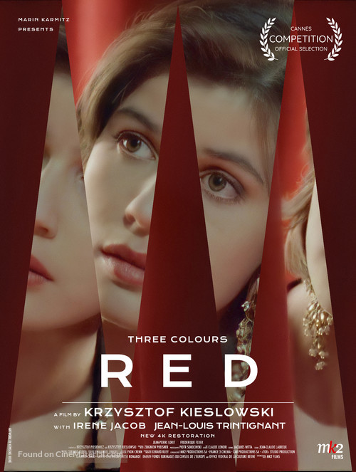 Trois couleurs: Rouge - International Movie Poster