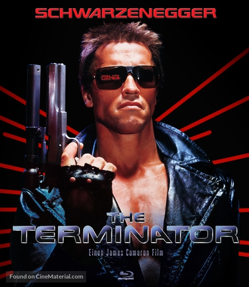 The Terminator - German Blu-Ray movie cover