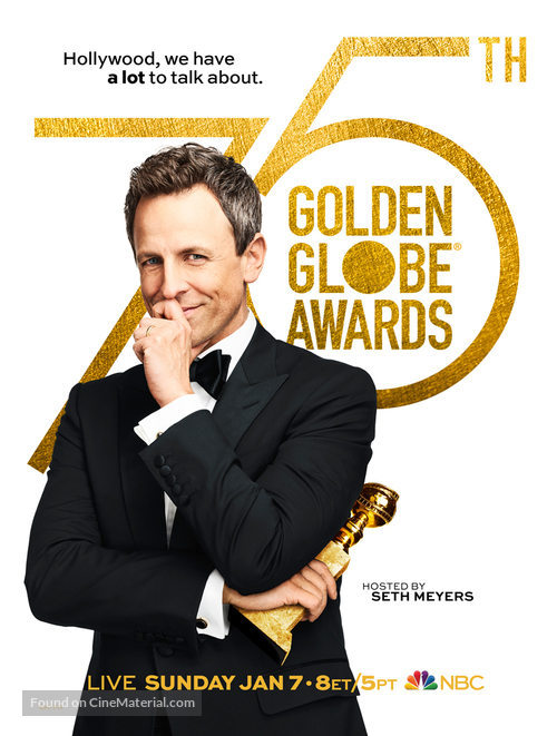 The 75th Golden Globe Awards - Movie Poster