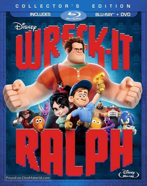 Wreck-It Ralph - Blu-Ray movie cover